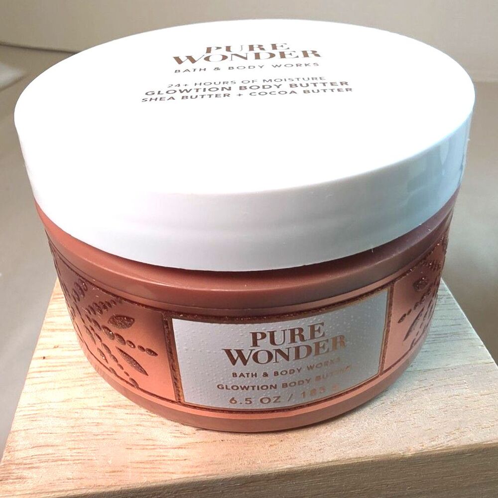 New Bath & Body Works Pure Wonder Glowtion Body Butter 6.5 Oz